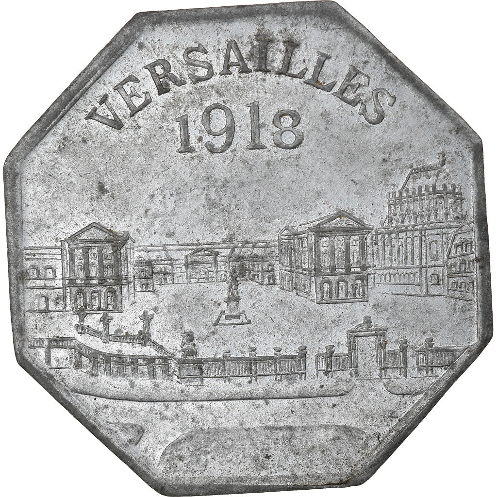 Coin, France, Versailles, 10 Centimes, 1918, Monnaie de nécessité, VF(30-35)