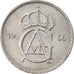 Moneta, Szwecja, Gustaf VI, 10 Öre, 1966, AU(50-53), Miedź-Nikiel, KM:835
