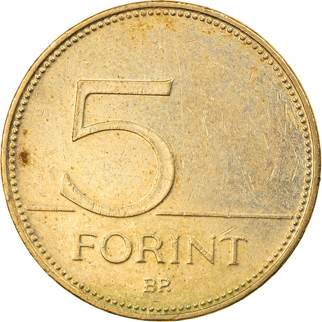 Moneta, Ungheria, 5 Forint, 2013, Budapest, BB, Nichel-ottone, KM:847