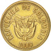 Colombie, 5 Pesos, 1989, TTB+, Aluminum-Bronze, KM:280