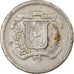 Coin, Dominican Republic, 1/2 Peso, 1980, VF(30-35), Copper-nickel, KM:52