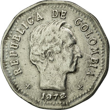Monnaie, Colombie, 50 Centavos, 1972, TTB+, Nickel Clad Steel, KM:244.1