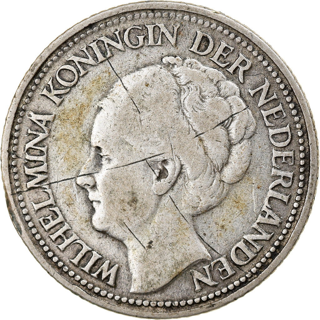 Coin, Curacao, 1/4 Gulden, 1947, Denver, EF(40-45), Silver, KM:44
