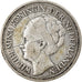 Coin, Curacao, 1/4 Gulden, 1947, Denver, EF(40-45), Silver, KM:44