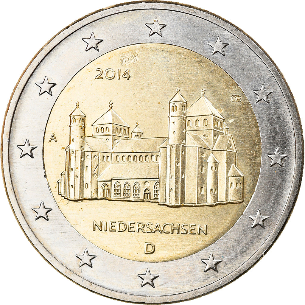 Germany, 2 Euro, Niedersachsen, 2014, Berlin, AU(55-58), Bi-Metallic, KM:New