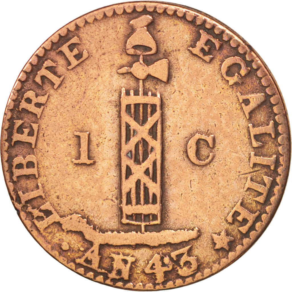 Haiti, Centime, 1846, EF(40-45), Copper, KM:24