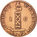 Haiti, Centime, 1846, EF(40-45), Copper, KM:24