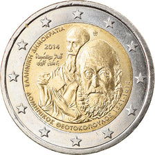 Grecia, 2 Euro, Teotokoupolos, 2014, SPL-, Bi-metallico, KM:New