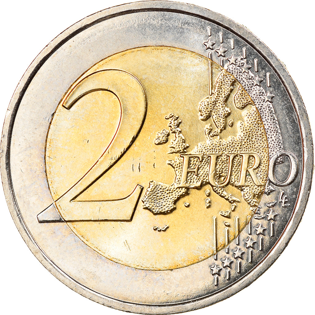 Francja, 2 Euro, Sida, 2014, AU(55-58), Bimetaliczny, Gadoury:19, KM:New