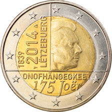 Lussemburgo, 2 Euro, 175 Joer, 2014, Utrecht, SPL-, Bi-metallico, KM:New