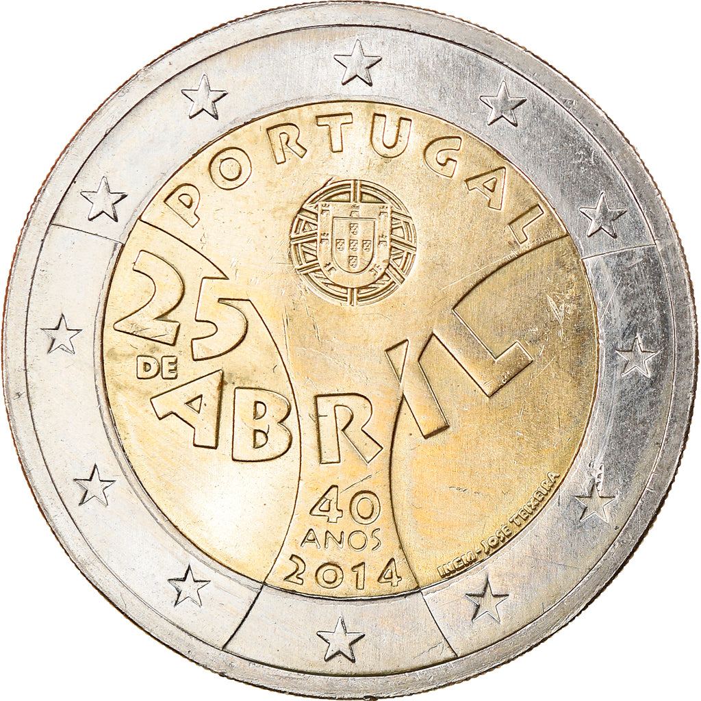 Portugal, 2 Euro, Revolution Oeillets, 2014, Lisbon, PR, Bi-Metallic, KM:New