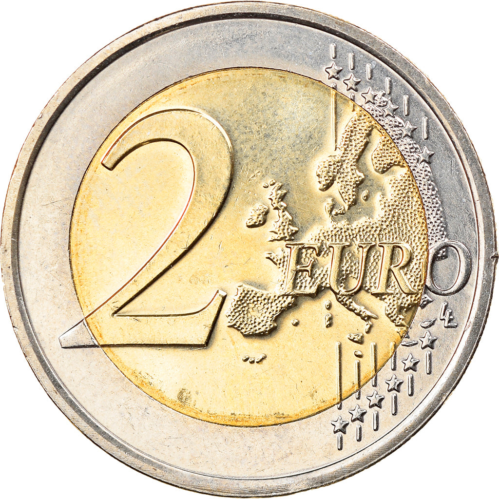 Netherlands, 2 Euro, 2014, AU(55-58), Bi-Metallic, KM:356