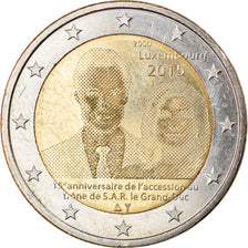 Luxemburg, 2 Euro, 15ème anniversaire de l’accession au trône, 2015