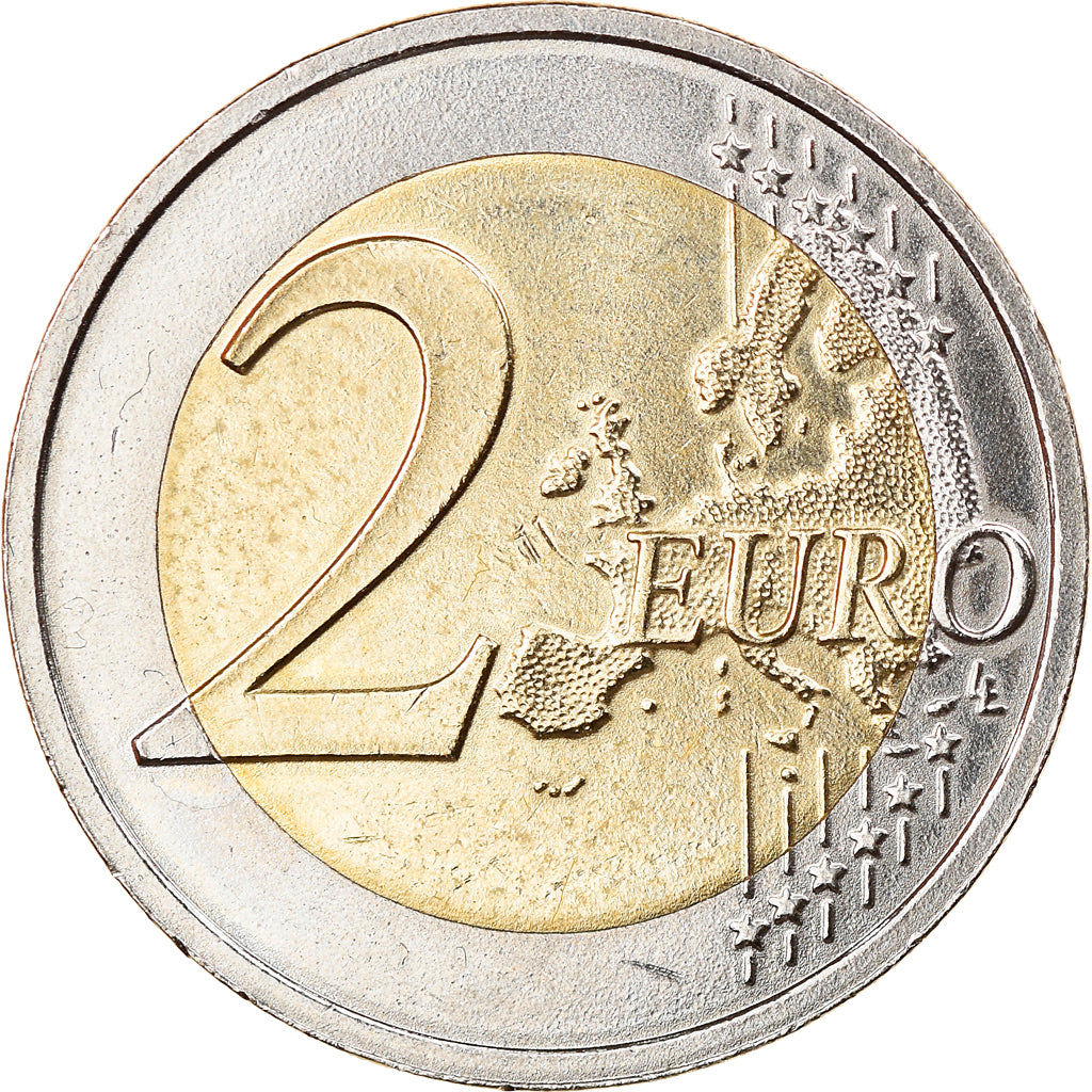 Latvia, 2 Euro, Cigogne, 2015, AU(55-58), Bi-Metallic, KM:New