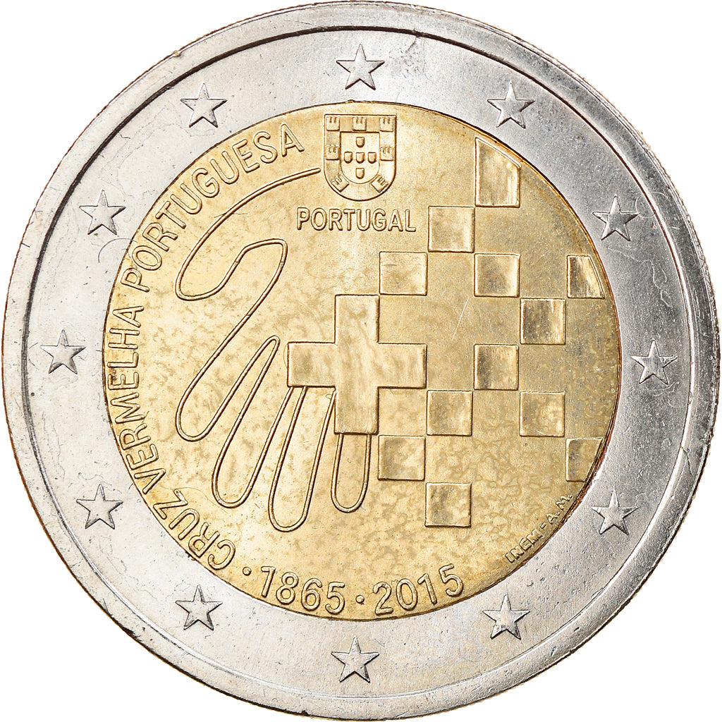Portugal, 2 Euro, 2015, MS(63), Bi-Metallic, KM:New