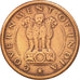 INDIA-REPUBLIC, Pice, 1953, AU(50-53), Bronze, KM:1.4