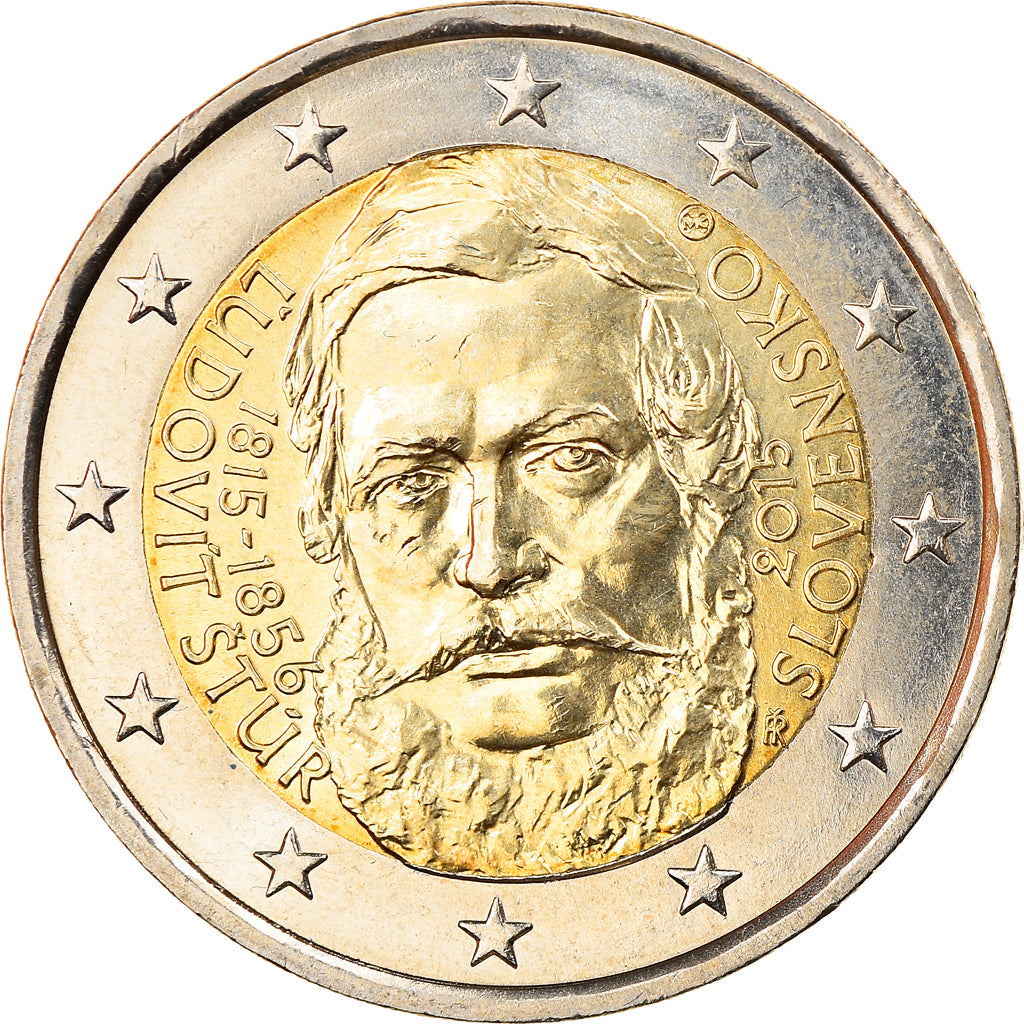 Slowakije, 2 Euro, 2015, UNC-, Bi-Metallic, KM:New