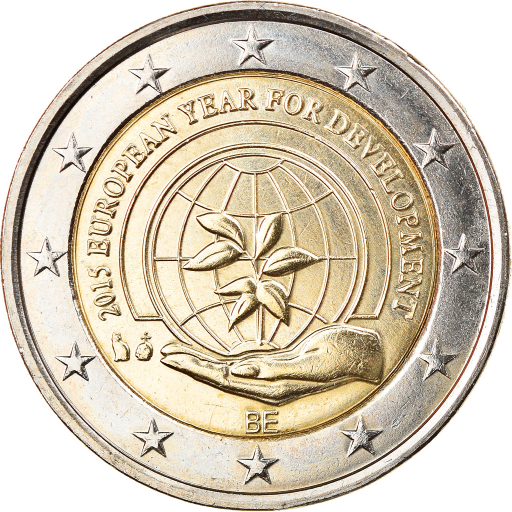 Belgium, 2 Euro, 2015, AU(55-58), Bi-Metallic, KM:New