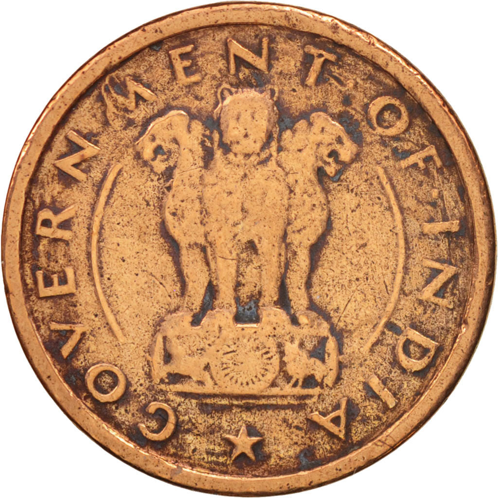 INDIA-REPUBLIC, Pice, 1951, SS, Bronze, KM:1.3