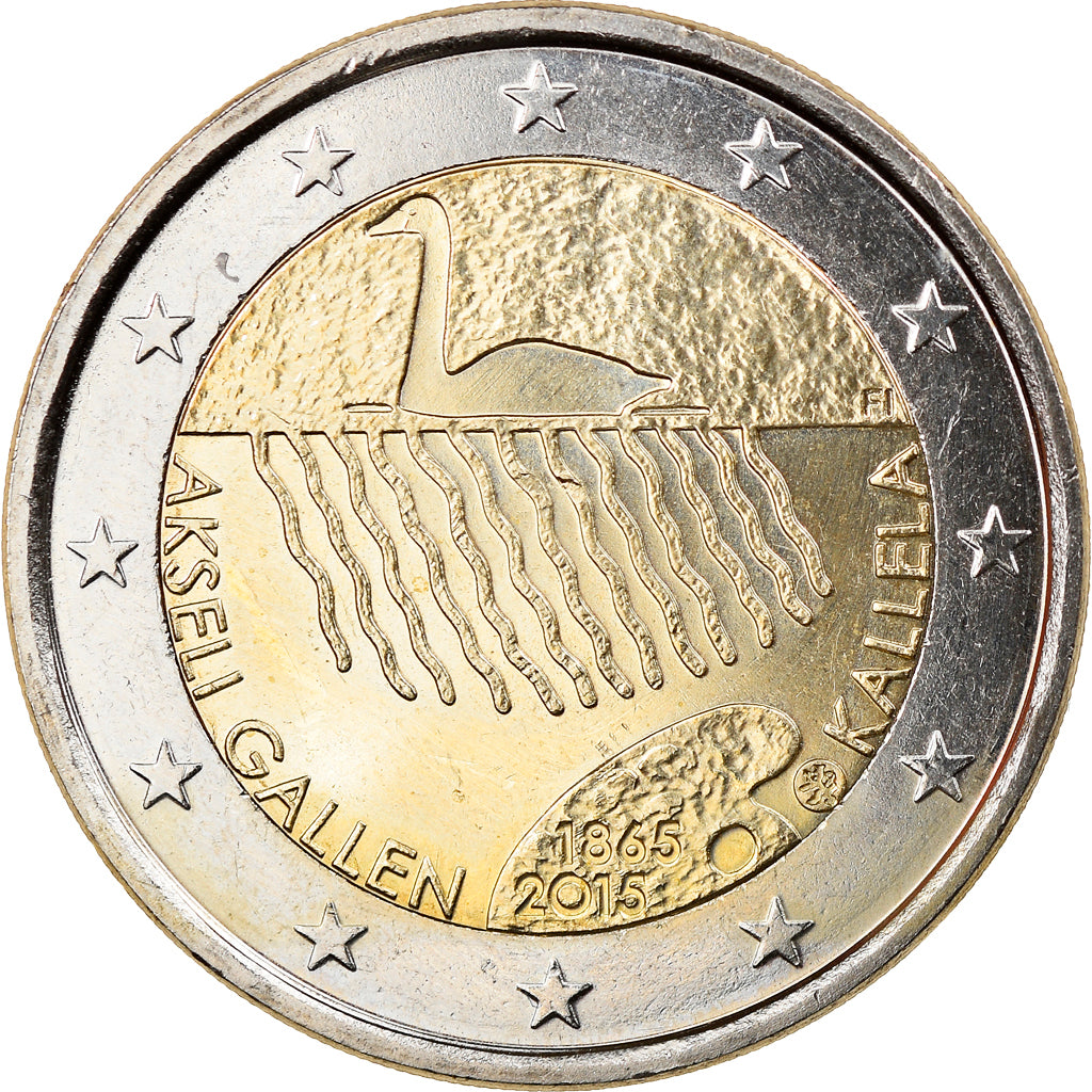 Finlandia, 2 Euro, 2015, SC, Bimetálico, KM:New