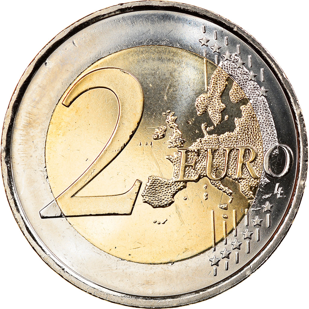 Andorra, 2 Euro, 70 Des Droits de l Homme, 2018, MS(63), Bi-Metallic, KM:New