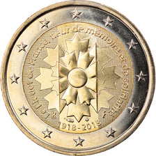 Frankrijk, 2 Euro, Le Bleuet de France, 2018, Paris, UNC-, Bi-Metallic, KM:New