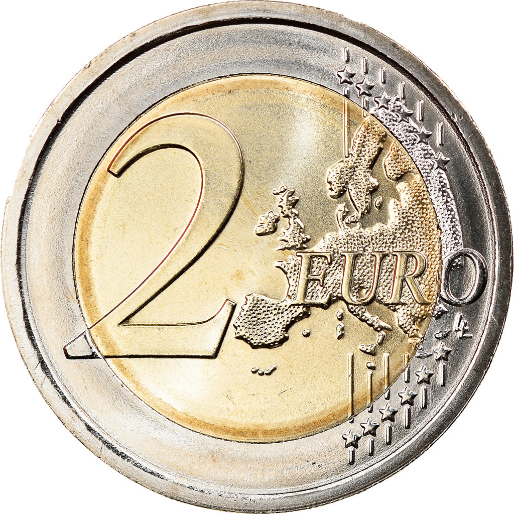 Italia, 2 Euro, Ministry of Health, 2018, SC, Bimetálico, KM:New