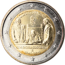 Italy, 2 Euro, Constitution italienne, 2018, MS(63), Bi-Metallic, KM:New