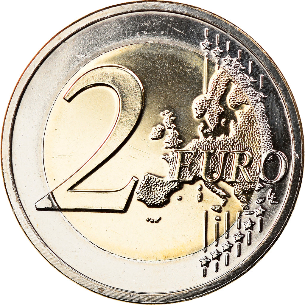 Belgium, 2 Euro, 50 ans de mai 1968, 2018, Brussels, MS(65-70), Bi-Metallic