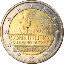 Luxemburg, 2 Euro, 150 ans de la Constitution, 2018, UNZ, Bi-Metallic, KM:New