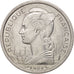Comoros, 2 Francs, 1964, Paris, AU(50-53), Aluminum, KM:5