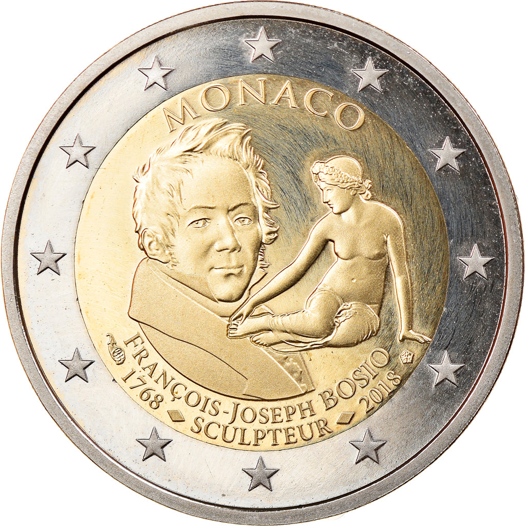 Monaco, 2 Euro, 2018, BE, FDC, Bi-metallico, KM:New