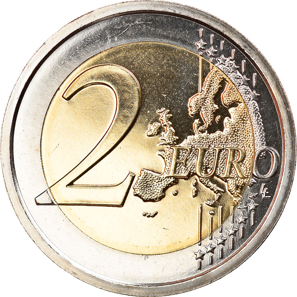 San Marino, 2 Euro, 2018, Gian Lorenzo Bernini, MS(63), Bi-Metallic, KM:New