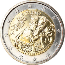 San Marino, 2 Euro, 2018, naissance du Tintoret, SPL, Bi-Metallic, KM:New