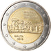 Malta, 2 Euro, Temples, 2018, MS(63), Bi-Metallic, KM:New