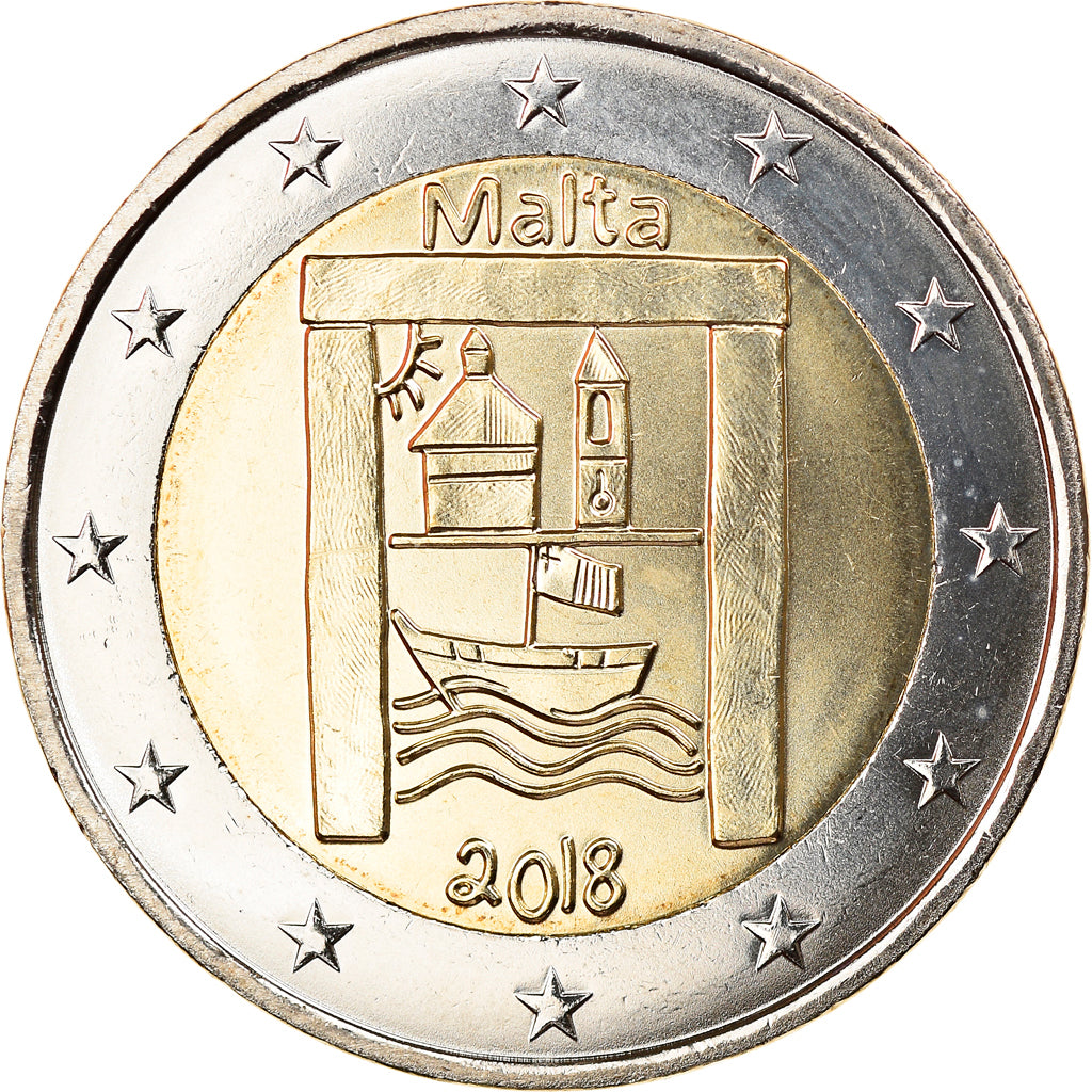 Malta, 2 Euro, Enfants et solidarité, 2018, Paris, MS(63), Bi-Metallic, KM:New