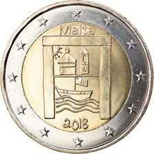 Malta, 2 Euro, Enfants et solidarité, 2018, Paris, MS(63), Bi-Metallic, KM:New