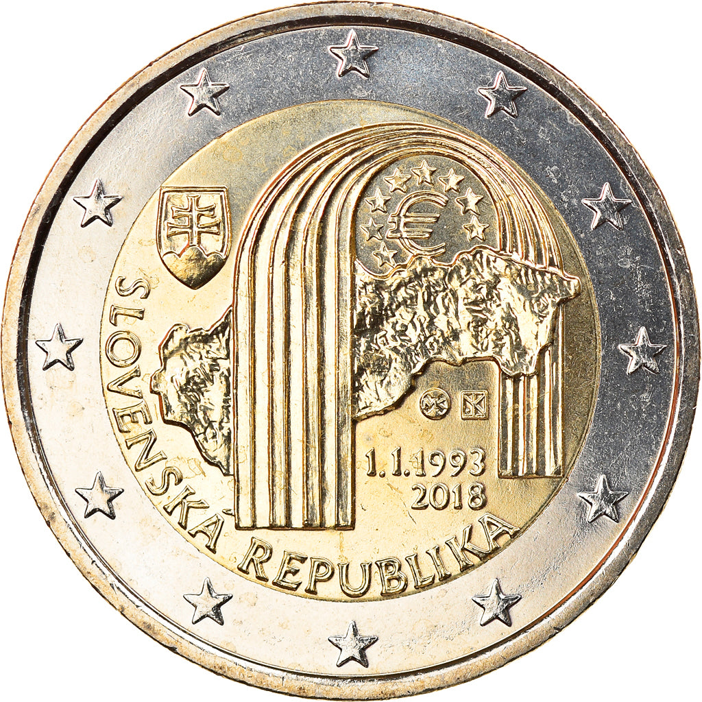 Slovaquie, 2 Euro, 2018, SPL, Bi-Metallic, KM:New