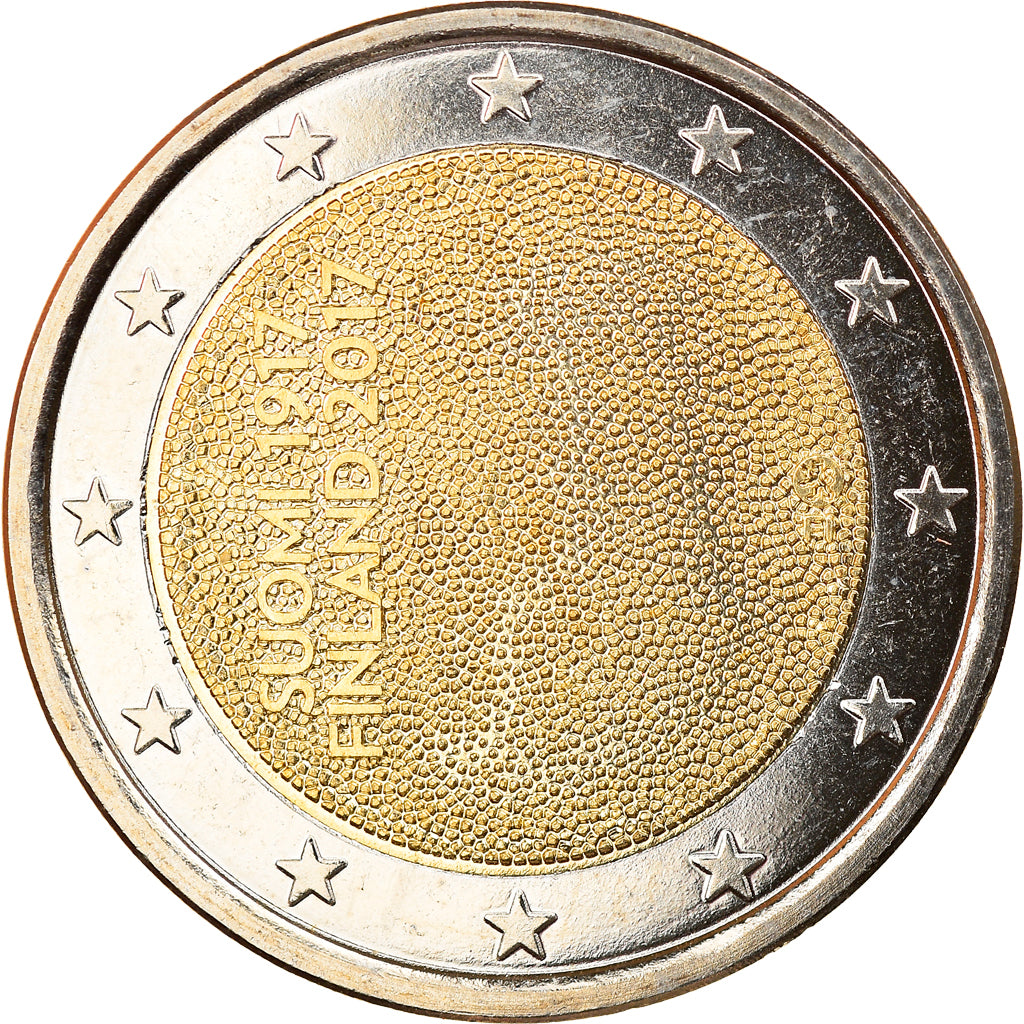 Finlandia, 2 Euro, 100 years of Independence, 2017, SC, Bimetálico, KM:New