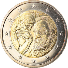 France, 2 Euro, Auguste Rodin, 2017, Paris, SPL, Bi-Metallic, KM:New