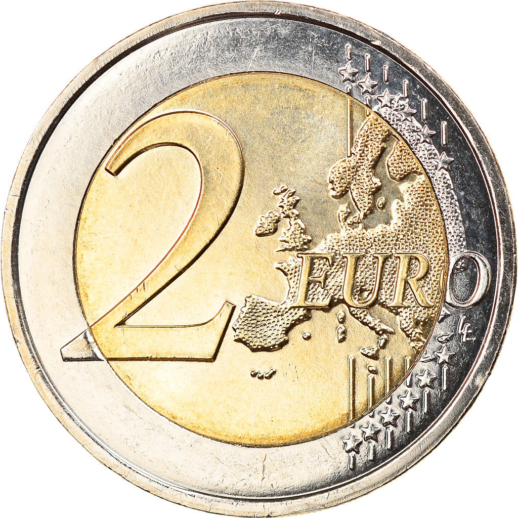 France, 2 Euro, 25e Anniversaire du ruban rose, 2017, Paris, SPL, Bi-Metallic
