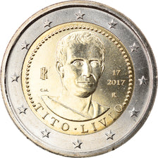 Italy, 2 Euro, Tito Livio, 2017, MS(63), Bi-Metallic, KM:New