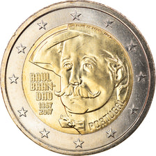 Portugal, 2 Euro, Raul Brandao, 2017, MS(63), Bi-Metallic, KM:New