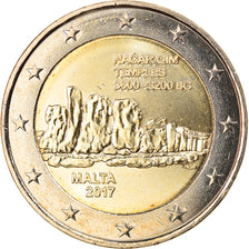 Malta, 2 Euro, Temples, 2017, UNC-, Bi-Metallic, KM:New