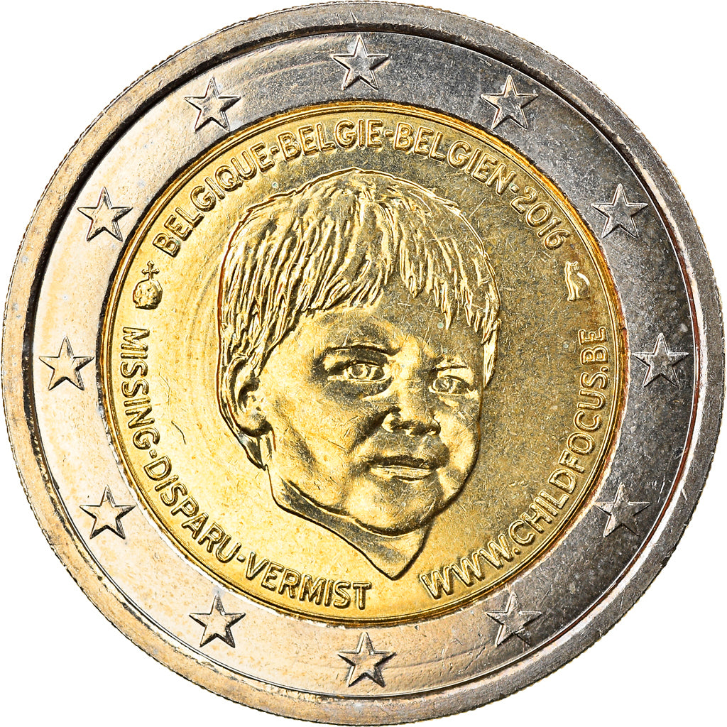 Belgium, 2 Euro, Child Focus, 2016, MS(63), Bi-Metallic, KM:New