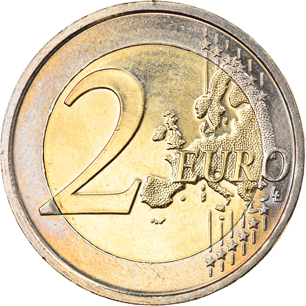 Ireland, 2 Euro, Hibernia, 2016, MS(63), Bi-Metallic, KM:88
