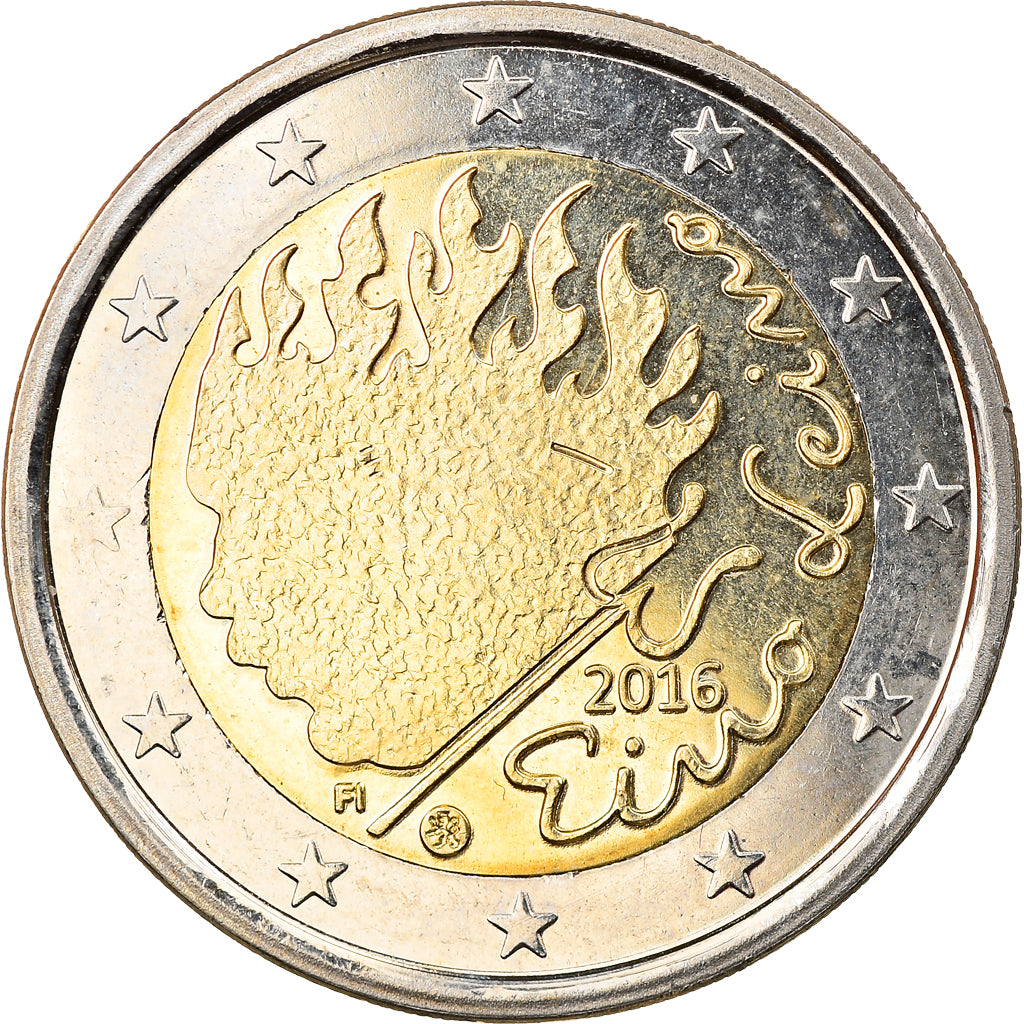 Finland, 2 Euro, 2016, MS(63), Bi-Metallic, KM:New