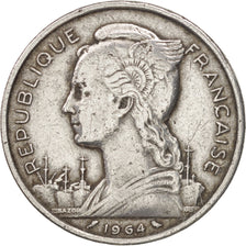 Comoros, 5 Francs, 1964, Paris, AU(50-53), Aluminum, KM:6