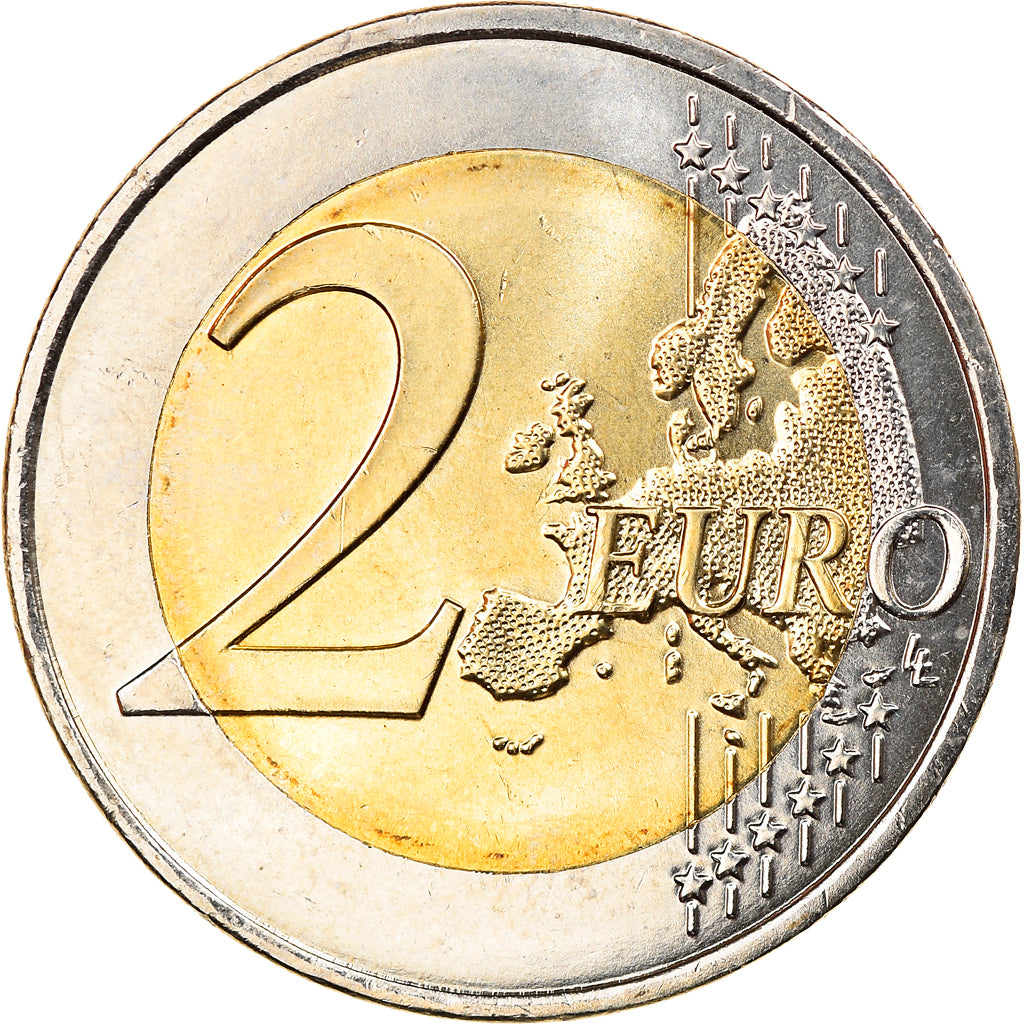 Francja, Monnaie de Paris, 2 Euro, UEFA Euro 2016, 2016, Paris, MS(63)
