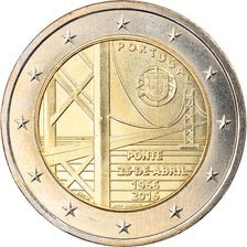 Portugal, 2 Euro, Ponte 25 de Abril, 2016, UNZ, Bi-Metallic, KM:New